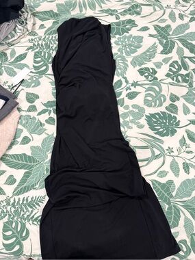 Zara Black Strapless Maxi Dress